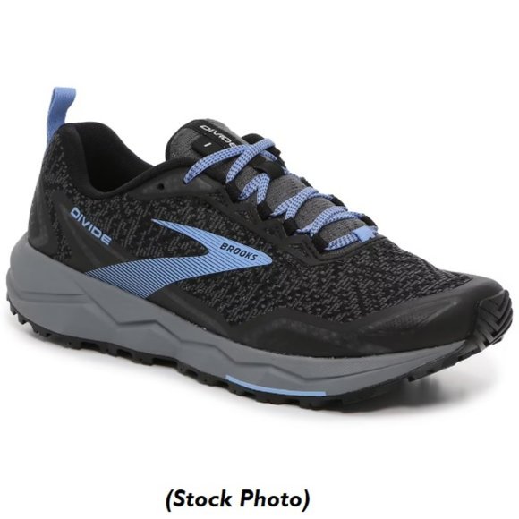 Brooks Shoes - 3/$15 Brooks Divide Trail Running Shoe Black/Blue in a Women's size 7 Medium